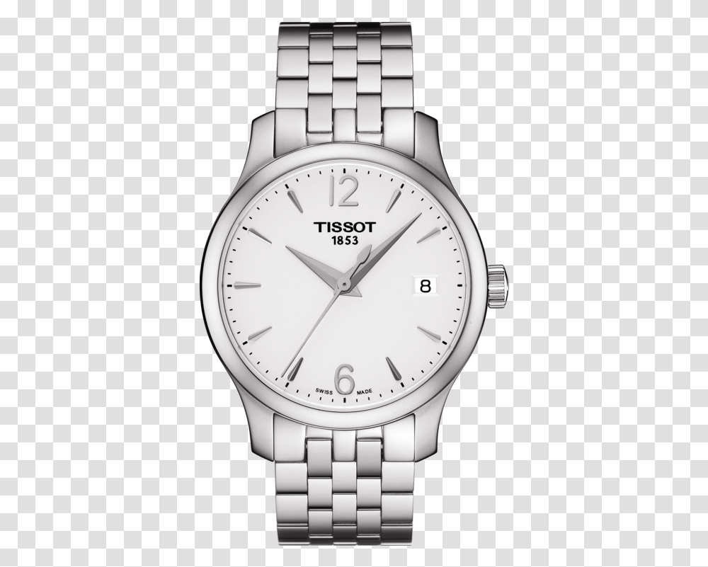 Tissot Ladies Tradition Quartz Watch With Silver Dial T063 210.11, Wristwatch, Clock Tower, Architecture, Building Transparent Png