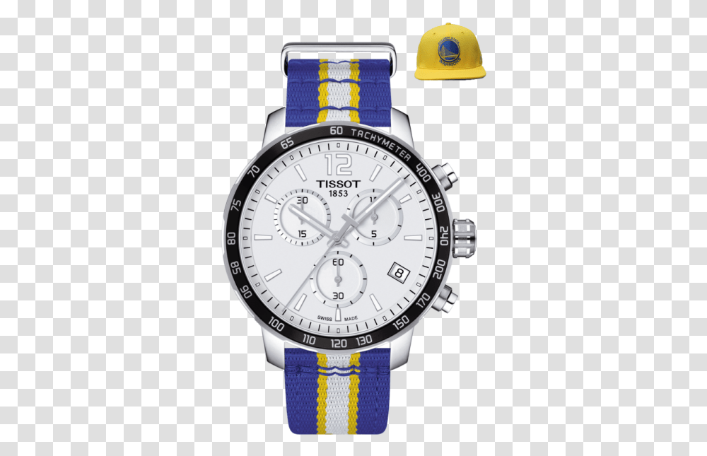 Tissot Quickster Chronograph Nba Golden State Warriors Orologio Tissot Quickster T095, Wristwatch, Helmet Transparent Png