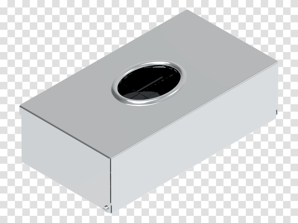 Tissue Box Rim Or Wall Mounted 245 X 130 X 70 Mm Box, Aluminium, Hole, Electronics Transparent Png