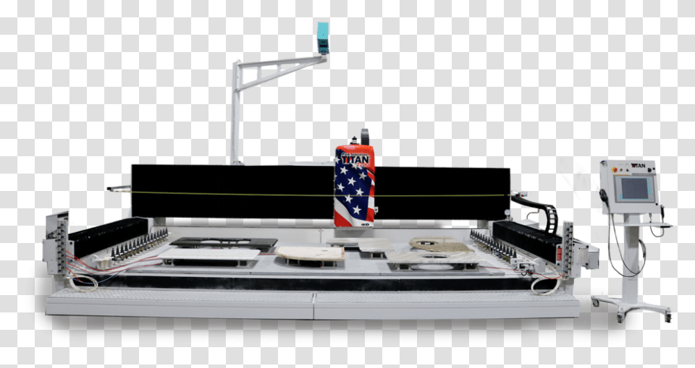 Titan 2700 Cnc Router For Stone Countertop Fabrication Park Industries Titan, Boat, Vehicle, Transportation, Table Transparent Png