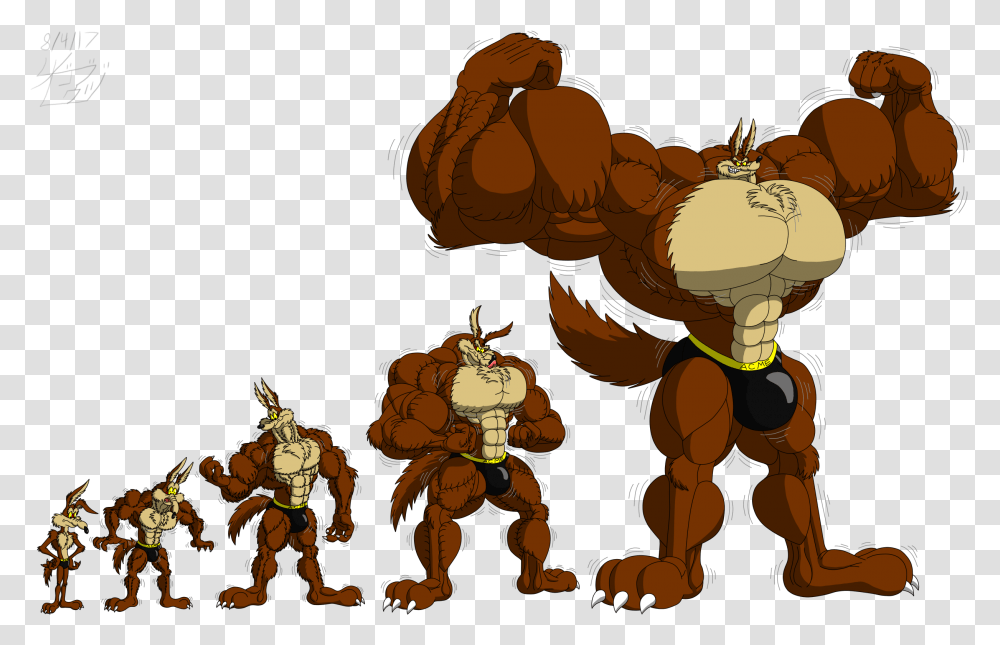 Titan Clipart Looney Tunes Muscle Coyote, Animal, Invertebrate, Insect, Bee Transparent Png
