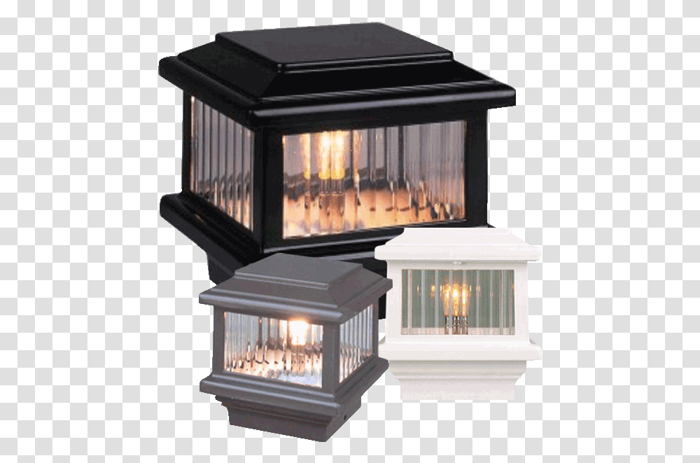 Titan Flat Top Led Post Cap Light Low Voltage Post Light, Fireplace, Indoors, Oven, Appliance Transparent Png