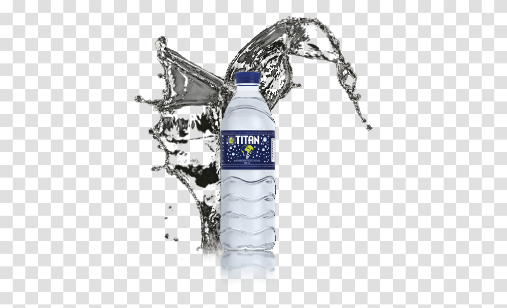 Titan Water 500ml X Mineral Water, Bottle, Water Bottle, Beverage, Drink Transparent Png