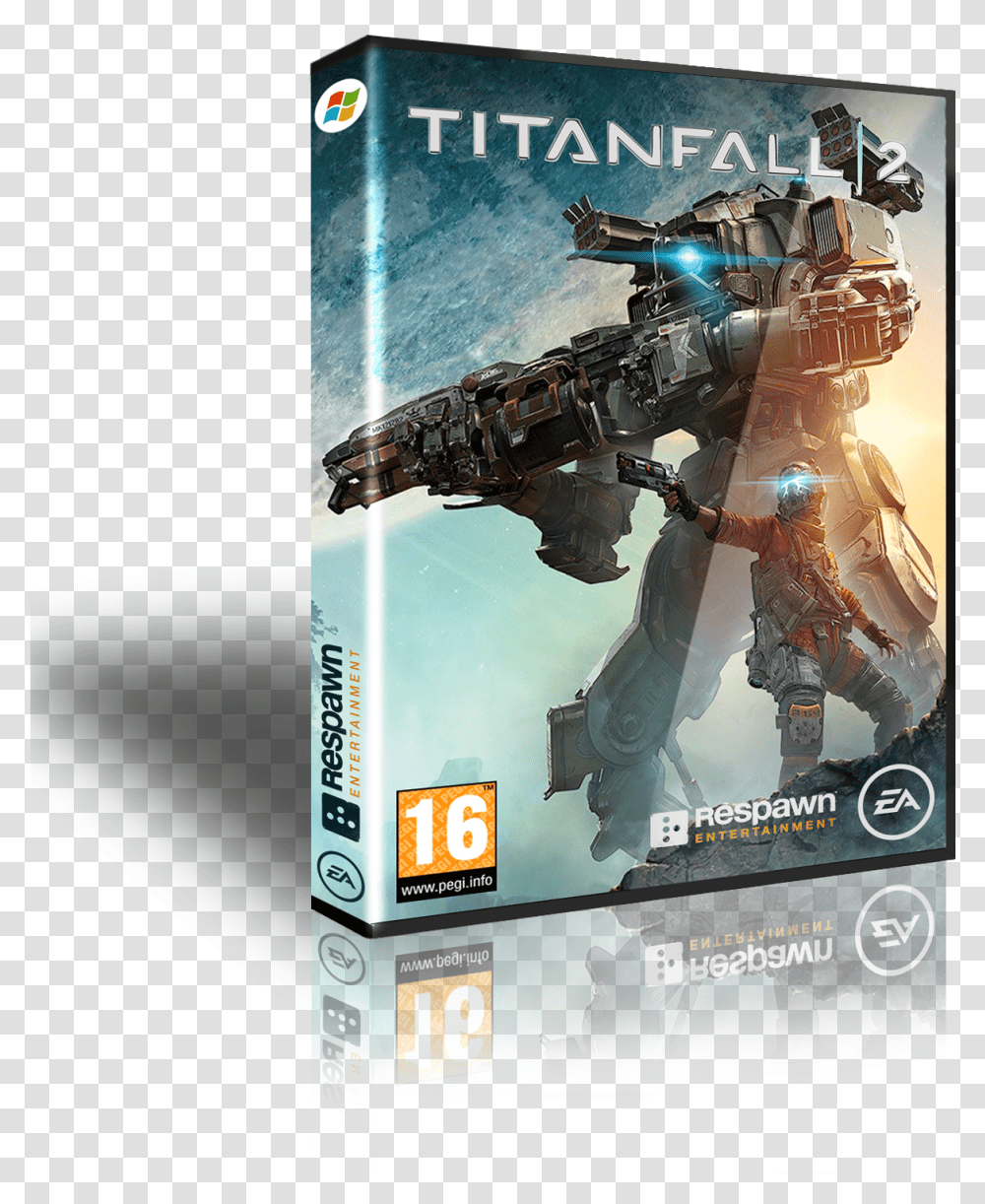 Titanfall 2 Pc Game Cover Inspiration Titanfall 2, Person, Human, Gun, Weapon Transparent Png