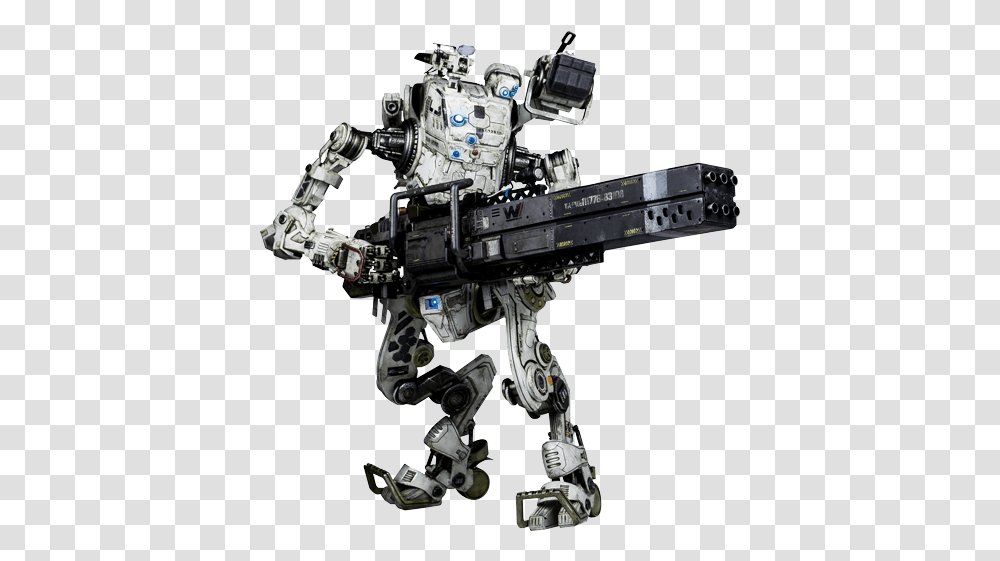 Titanfall Imc Stryder Collectible Figure By Threezero Titanfall Stryder, Gun, Weapon, Weaponry, Toy Transparent Png