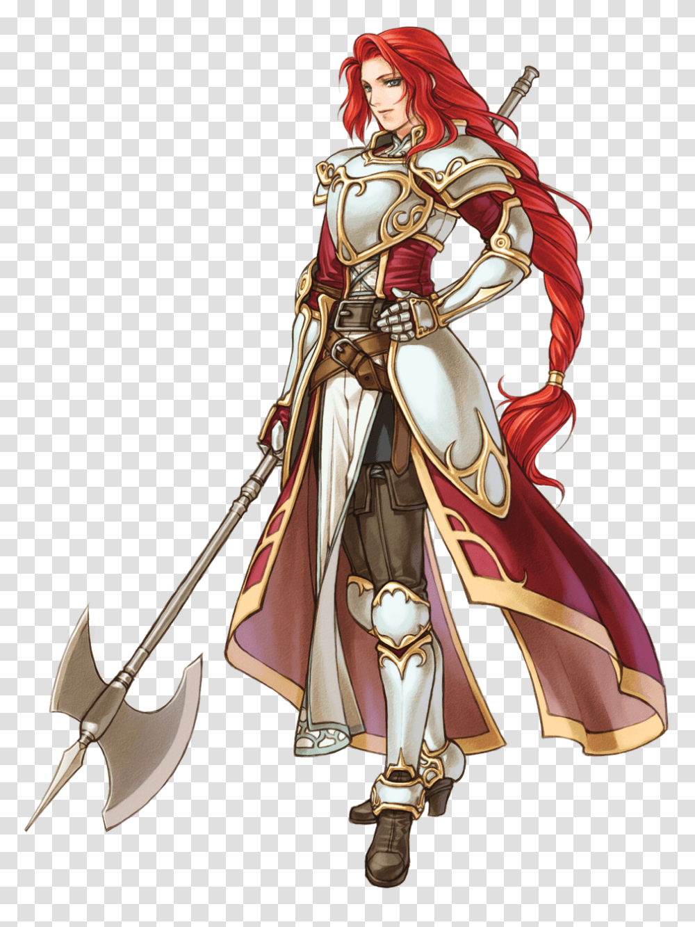 Titania Fire Emblem Female Armor, Person, Human, Knight, Samurai Transparent Png