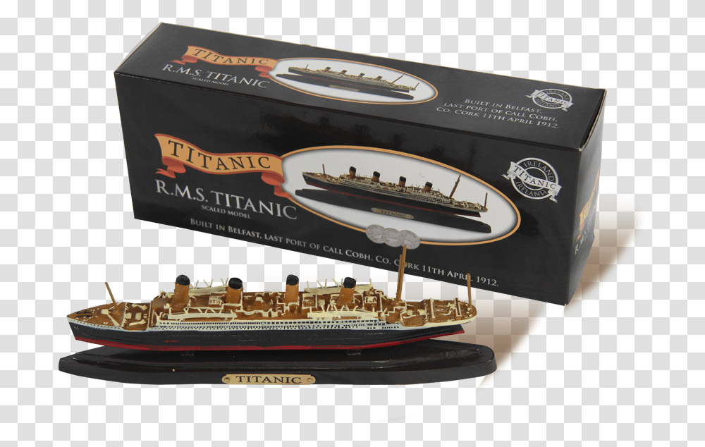 Titanic Miniature Replica Model Titanic Miniature, Vehicle, Transportation, Ship, Boat Transparent Png