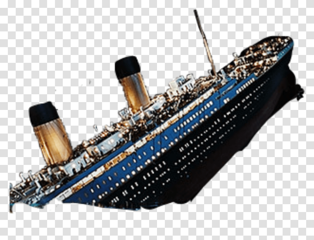 Titanic Sinking Freetoedit Qui Coule Bateau Titanic Transparent Png
