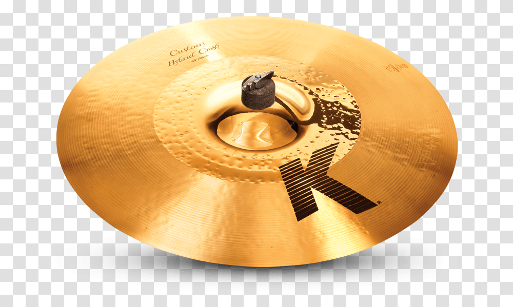 Title 19 Inch Zildjian K Custom Hybrid Crash Cymbal, Lamp, Gold, Gong, Musical Instrument Transparent Png