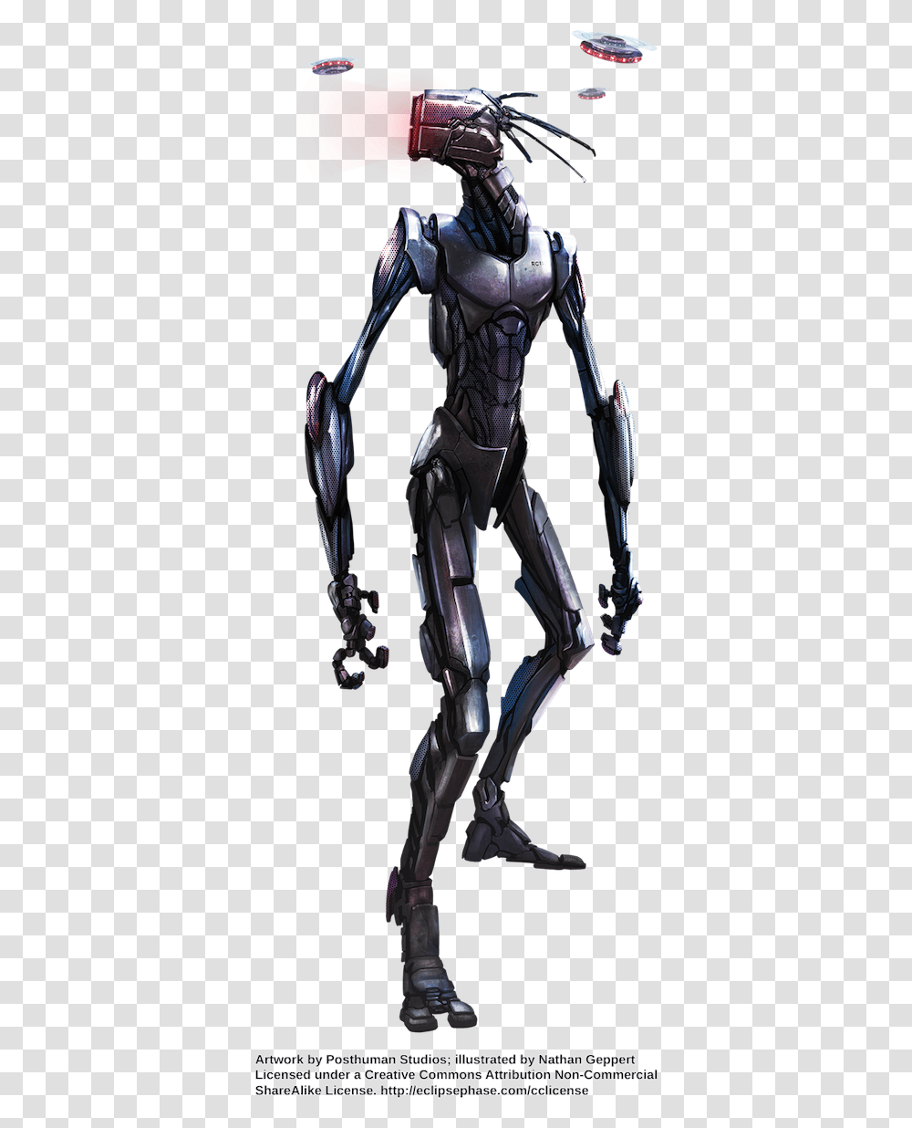 Title Eclipse Phase Gargoyle, Robot, Armor, Toy Transparent Png
