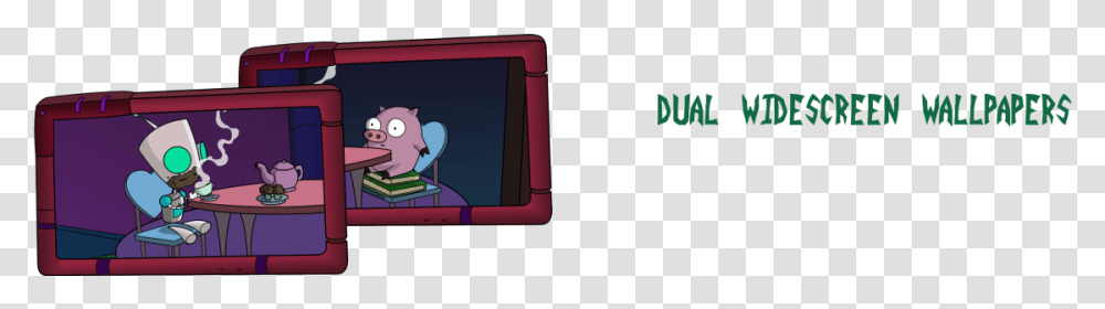 Title Invader Zim Pig, Monitor, Screen, Electronics, Computer Transparent Png