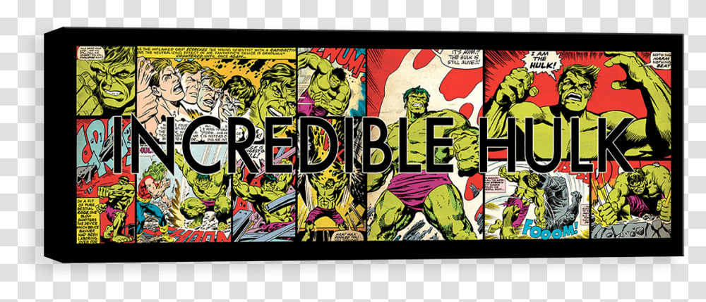 Title Marvel Hulk Teenage Mutant Ninja Turtles, Arcade Game Machine, Poster Transparent Png