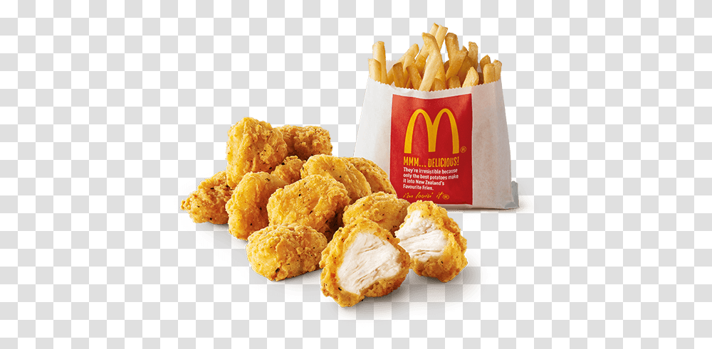 Title Mcdonalds Chicken Nuggets And Chips, Food, Fried Chicken, Fries Transparent Png