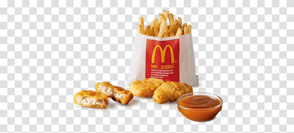 Title Mcdonalds Chicken Nuggets And Chips, Food, Fries, Fried Chicken Transparent Png