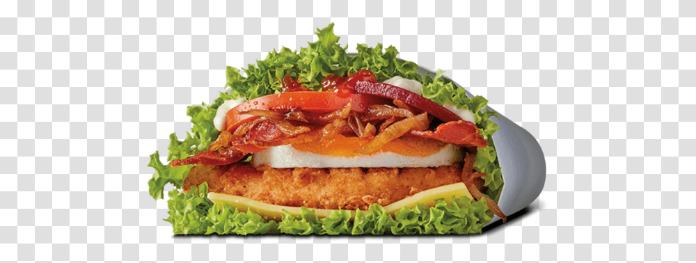 Title Mcdonalds Lettuce Burger, Food, Plant, Sandwich, Lunch Transparent Png