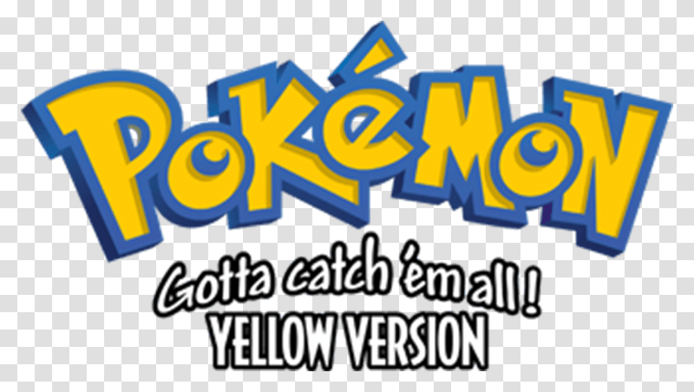 Title Screen With The Name Pokemon Yellow Version, Poster, Advertisement, Outdoors Transparent Png