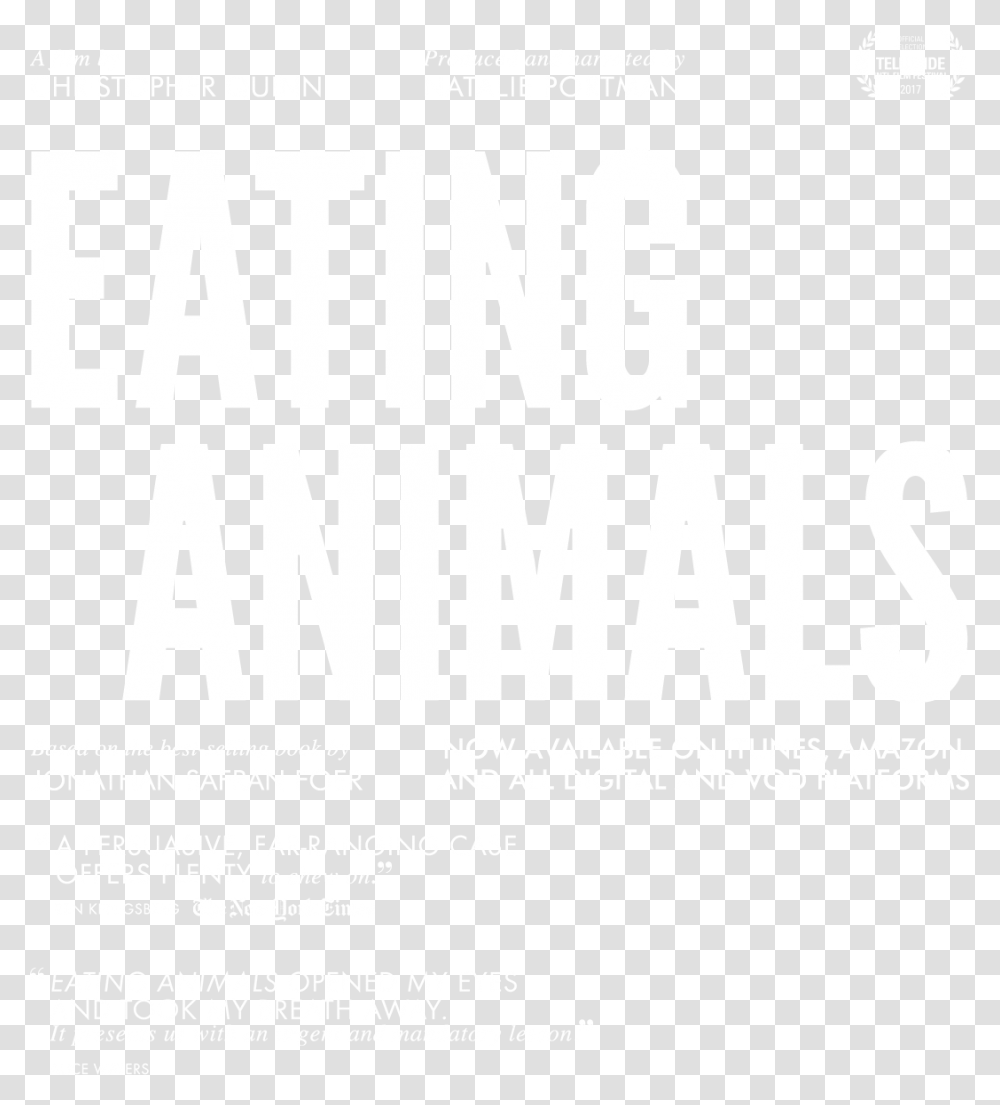 Title Treatment Quotes From Eating Animals Documentary, Advertisement, Poster, Flyer, Paper Transparent Png