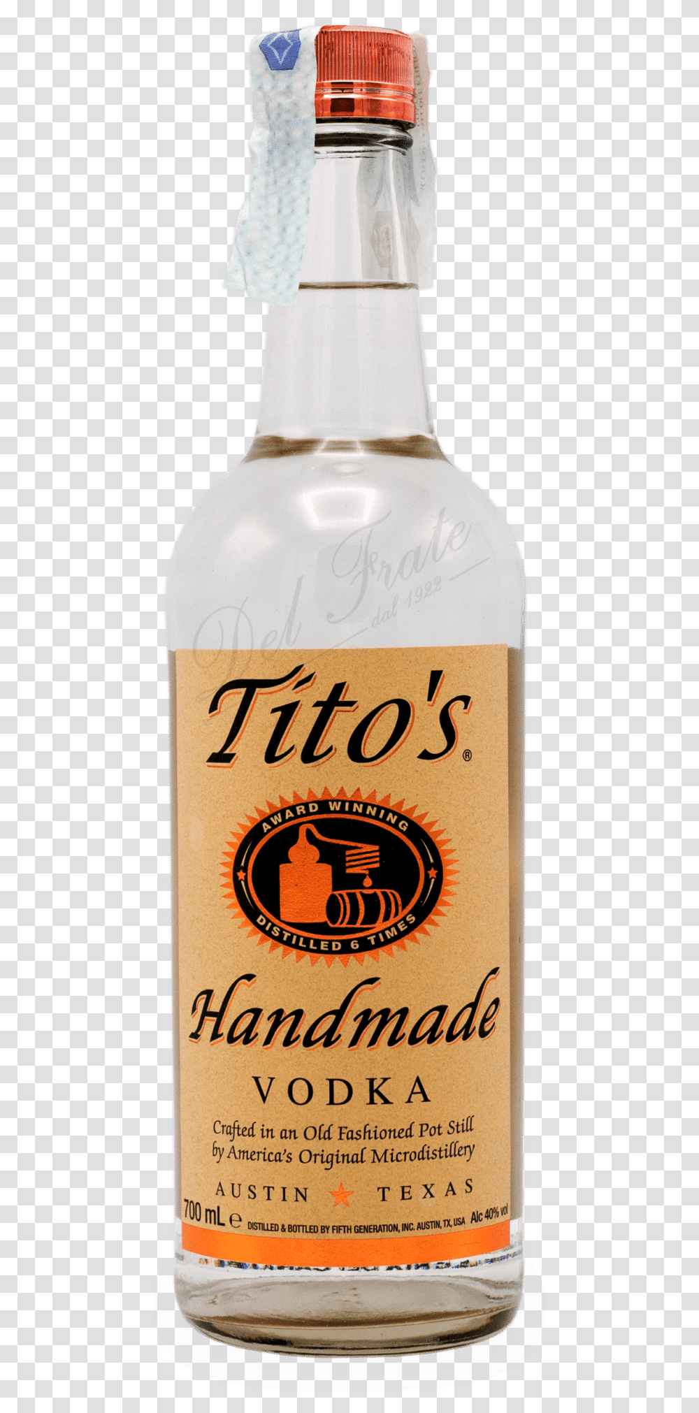 Tito's Handmade Vodka Tito's Vodka Bottle Shot, Liquor, Alcohol, Beverage, Drink Transparent Png