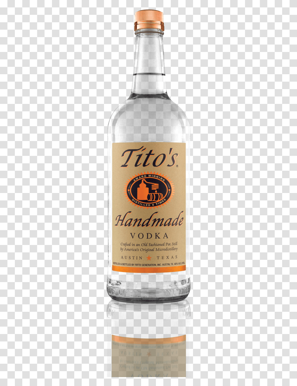 Titoquots Handmade Vodka Tito's Handmade Vodka, Beer, Alcohol, Beverage, Drink Transparent Png