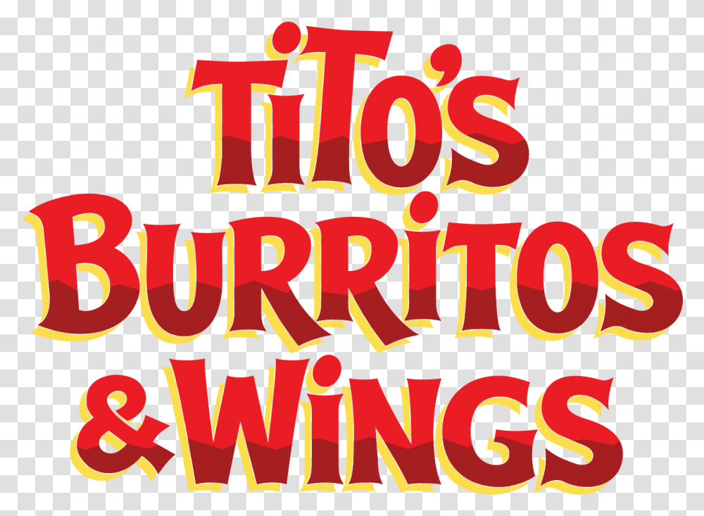 Titos Logo South Orange Burritos, Text, Alphabet, Word, Number Transparent Png