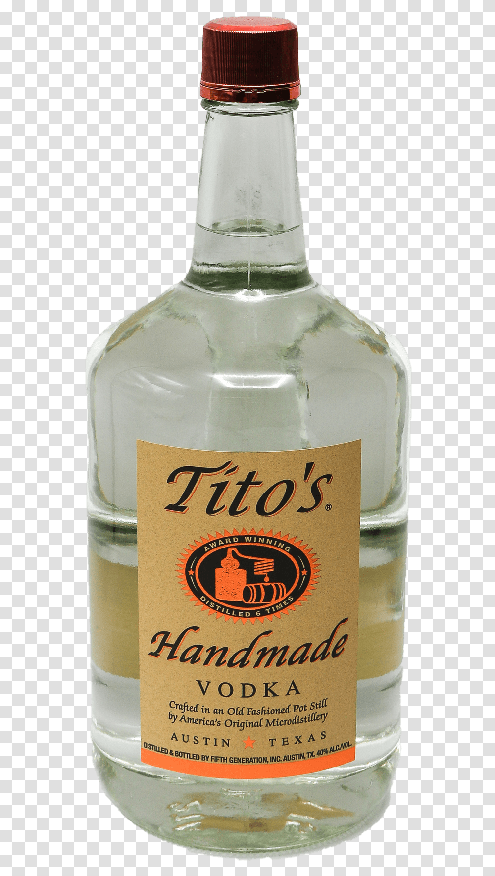 Titos Vodka 1 Vodka, Liquor, Alcohol, Beverage, Drink Transparent Png