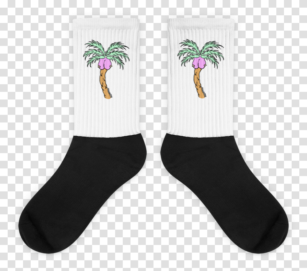Titty Tree Socks - Dead Gringos Funny Vegan Gym Socks, Clothing, Apparel, Shoe, Footwear Transparent Png