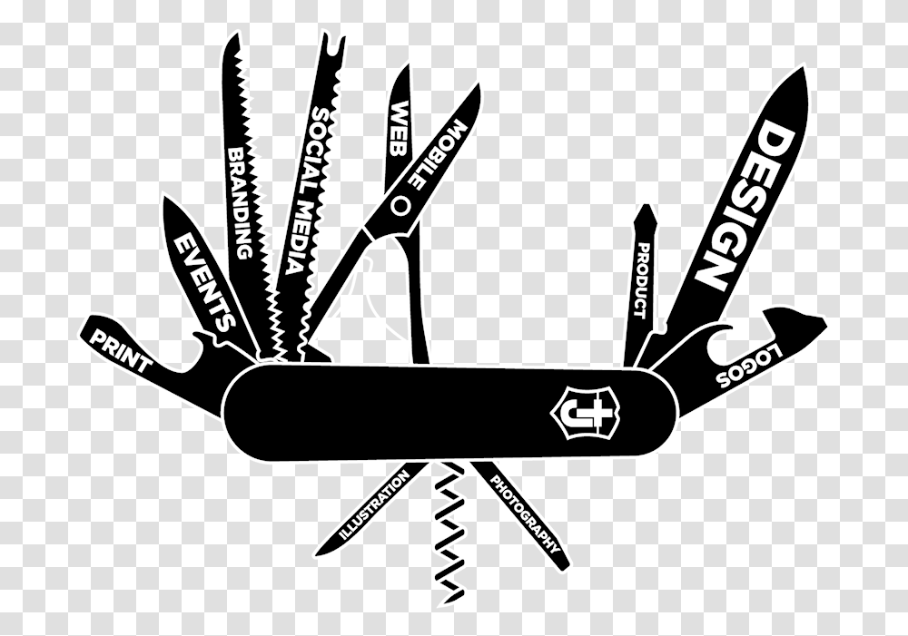 Tj Knife 1000 Multi Tool, Stencil, Doodle Transparent Png