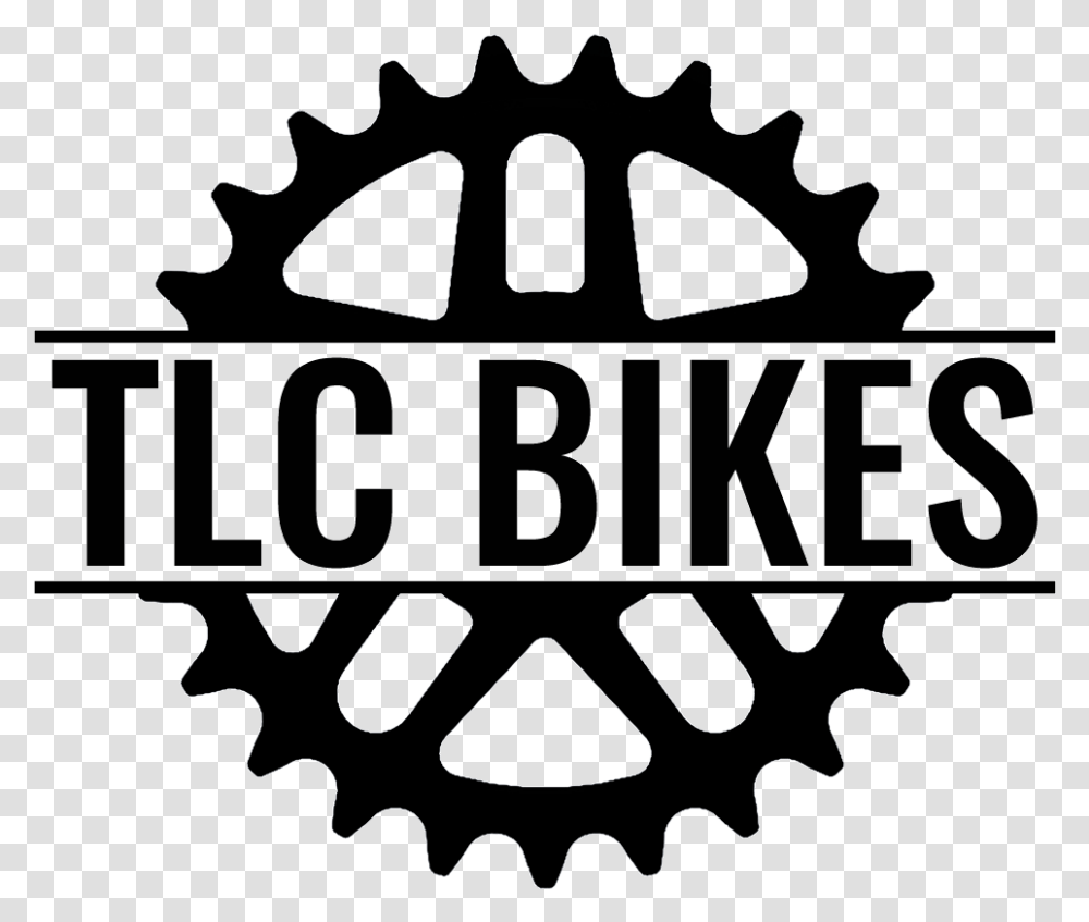 Tlc Bikes Bmx Logo Chainring Logo, Label, Stencil Transparent Png