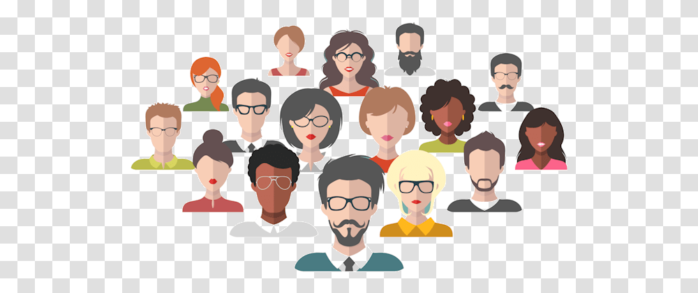Tlc For Coaches Working Professionals Cartoon, Audience, Crowd, Person, Head Transparent Png