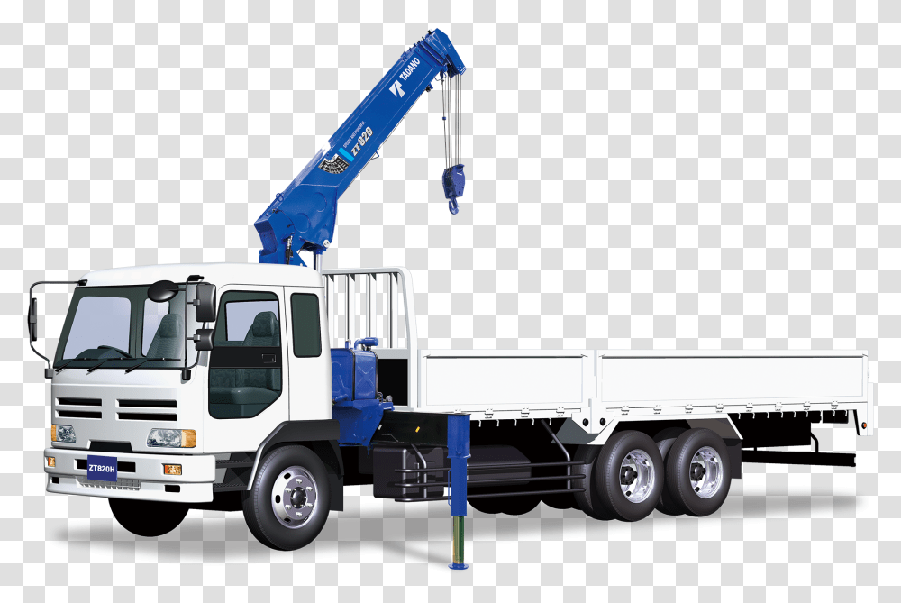 Tm Zt820 Series Tadano Truck Mounted Crane, Vehicle, Transportation, Construction Crane, Machine Transparent Png