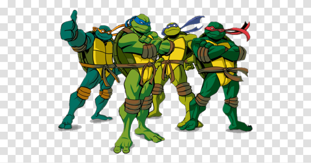 Tmnt Images Teenage Mutant Ninja Turtles, Green, Person, Crowd, People Transparent Png