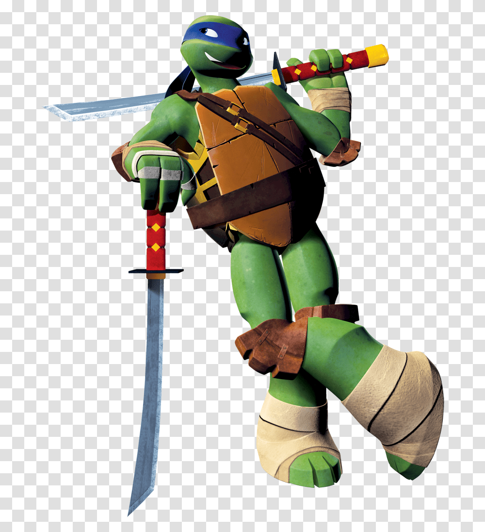 Tmnt Leonardo Teenage Mutant Ninja Turtles, Toy, Person, Human, Robot Transparent Png