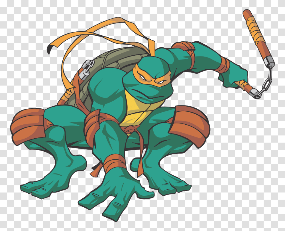 Tmnt Michelangelo Teenage Mutant Ninja Turtle Sign, Person, Wasp, Bee, Insect Transparent Png