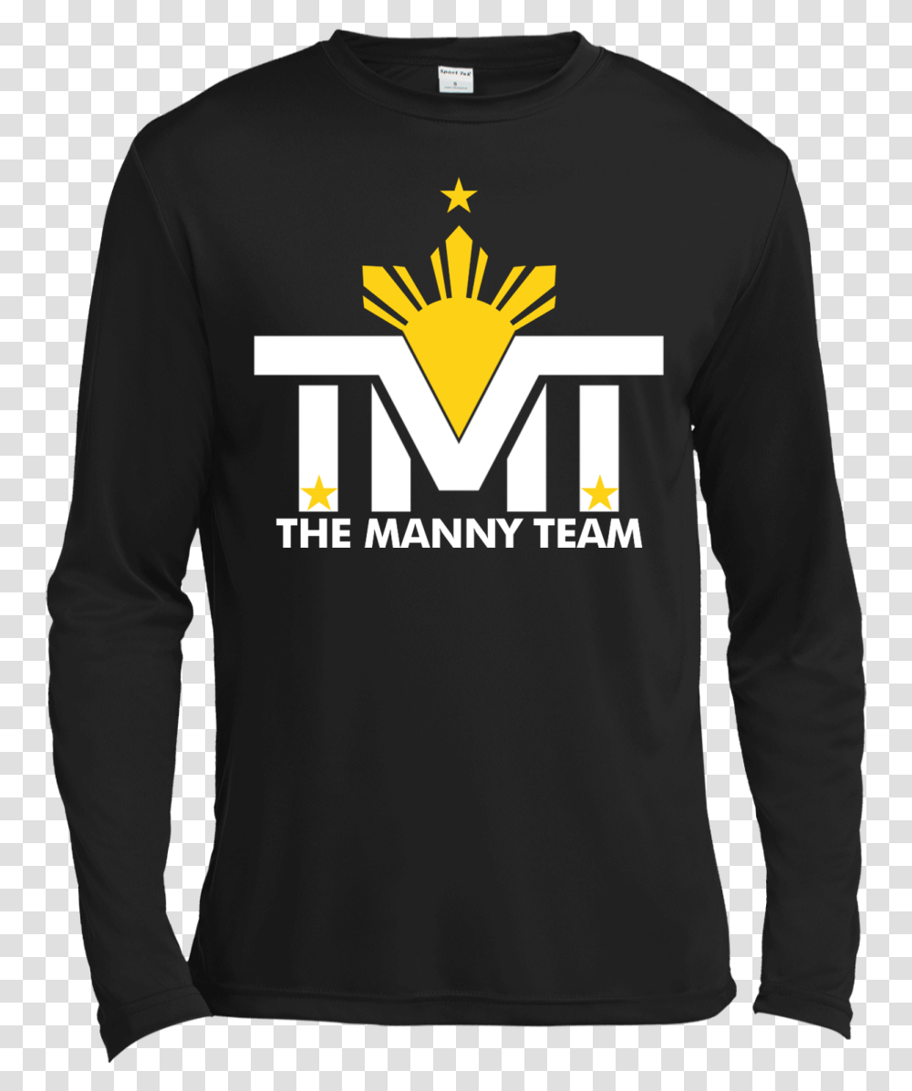 Tmt Shirtthe Manny Pacquiao Team Shirt Hoodie Tank Simpson Adidas Shirt Black, Sleeve, Apparel, Long Sleeve Transparent Png