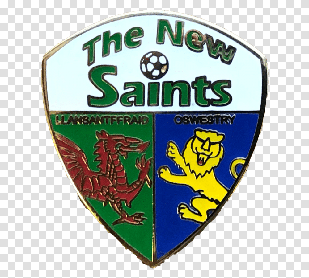 Tns Pin Badge - Tnsfc New Saints Fc, Armor, Logo, Symbol, Trademark Transparent Png
