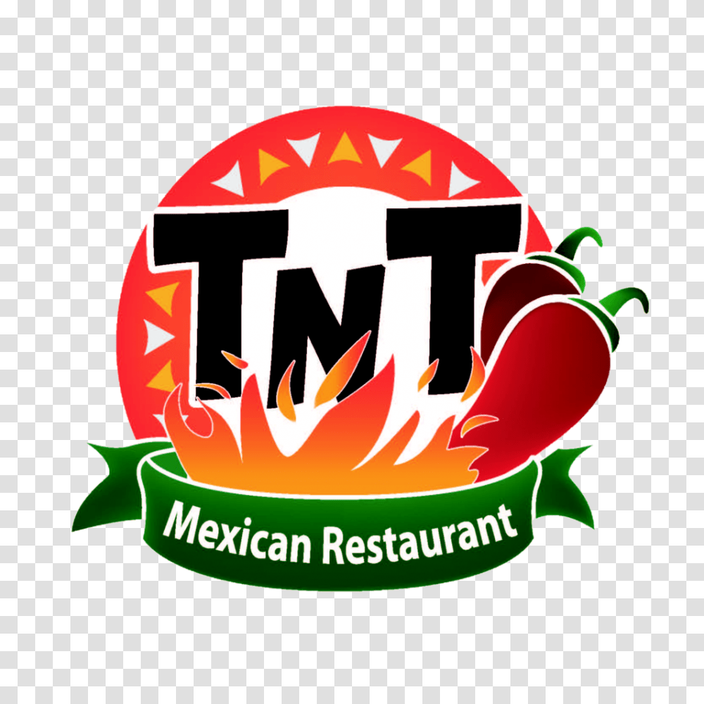 Tnt Mexican Restaurant, Label, Sticker, Logo Transparent Png