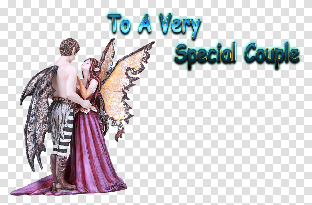 To A Very Special Couple Free Pic Amy Brown Fairy Figurines, Person, Human, Leisure Activities Transparent Png