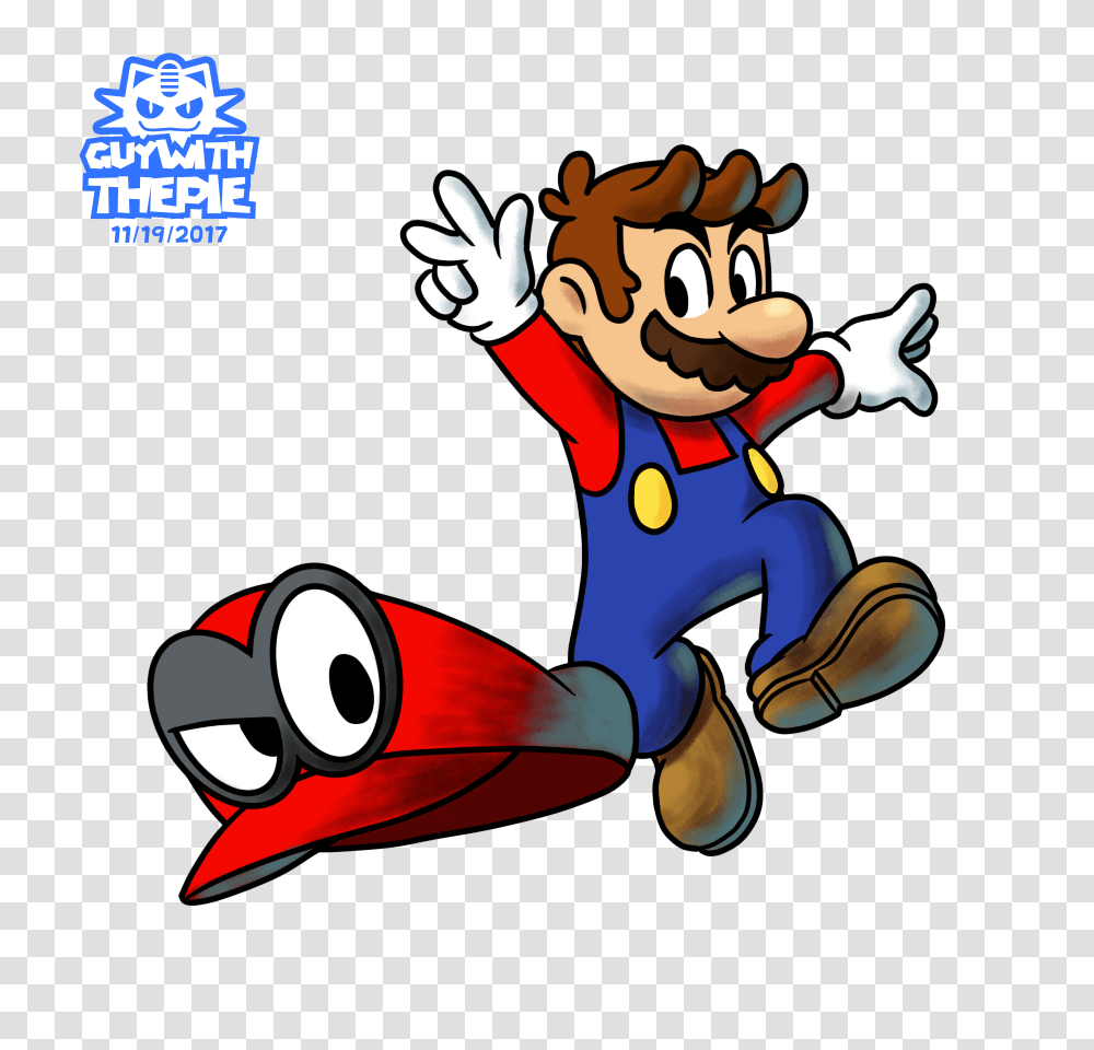 To Celebrate The Release Of Two Great Mario Games In One Month I, Super Mario Transparent Png