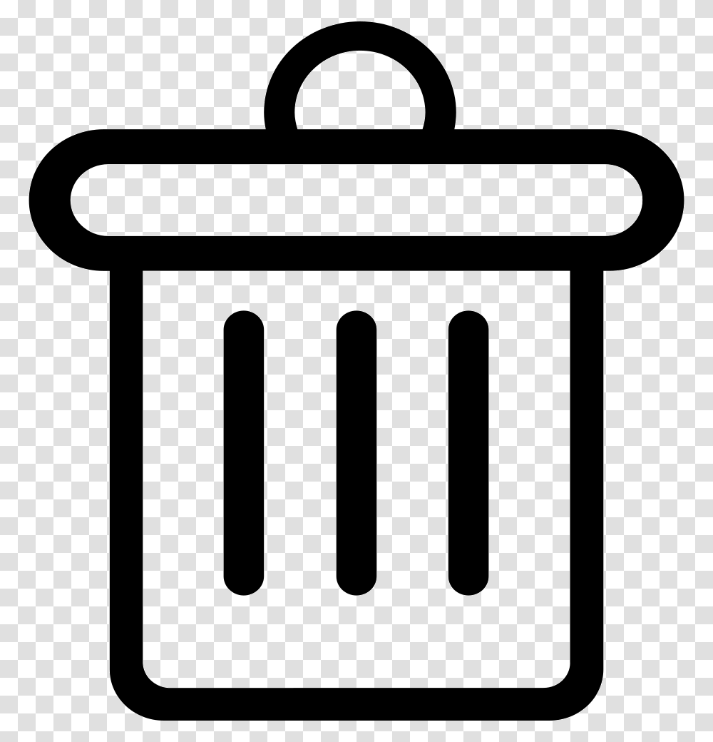 To Clean Up The Garbage Svg Icon Free Download, Tin, Can, Trash Can Transparent Png