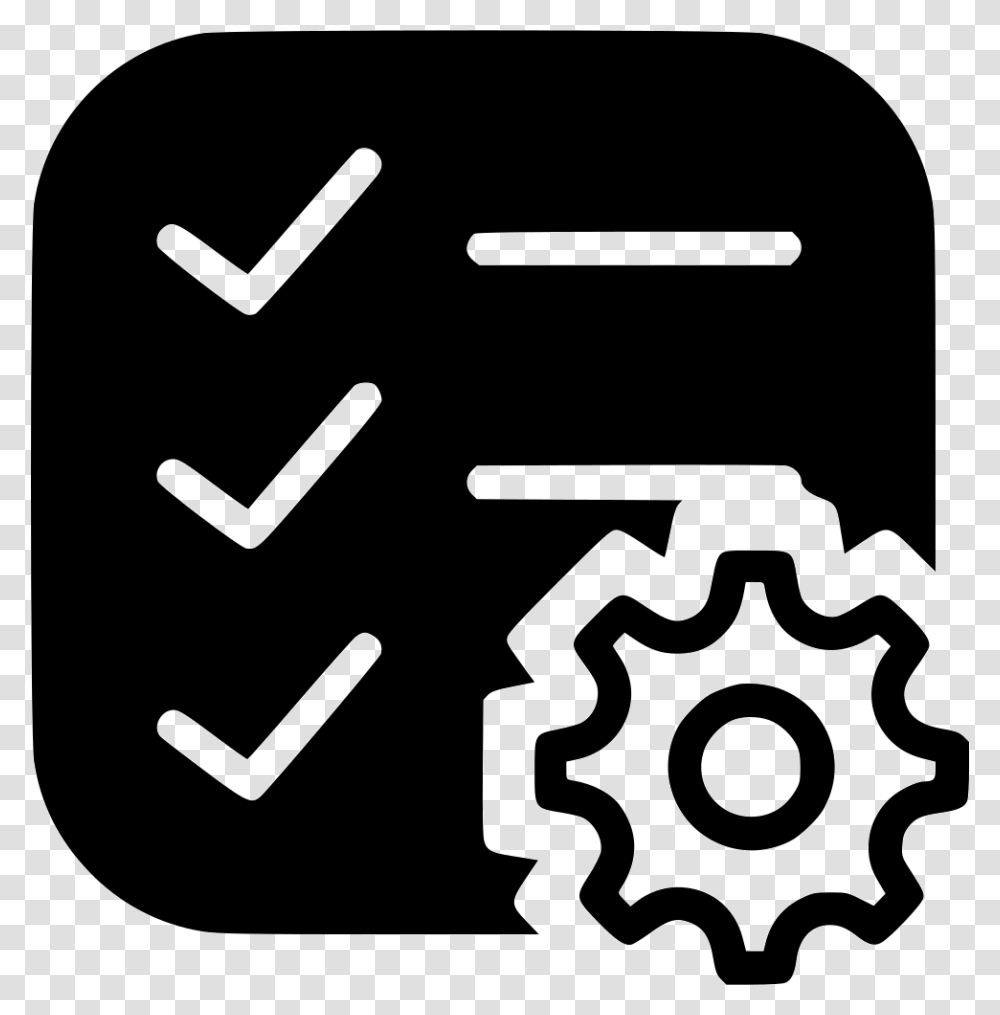 To Do List Settings Profile Settings Icon, Machine, Gear, First Aid, Stencil Transparent Png