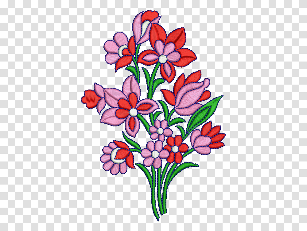 To Dst Floral, Embroidery, Pattern, Stitch Transparent Png