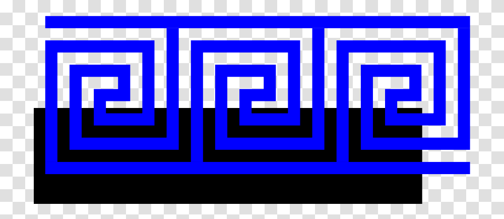 To Edge 4 Turns Greek Key Inverse Meandre With Lines Greek Card Border Blue, Spiral, Pattern Transparent Png