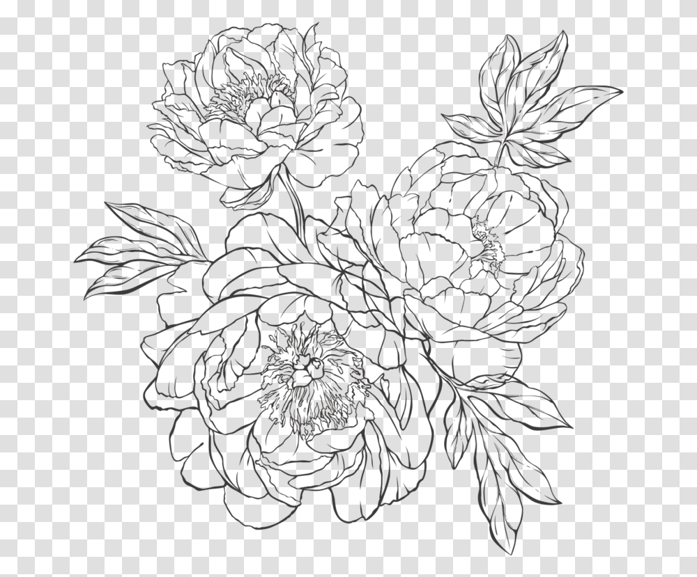 To Handing Out Paper Flowers I Hand Crafted For My Line Art, Floral Design, Pattern, Pineapple Transparent Png
