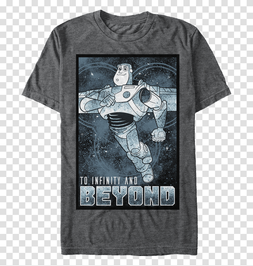 To Infinity And Beyond Buzz Lightyear T Shirt Shirt, Apparel, T-Shirt, Skin Transparent Png