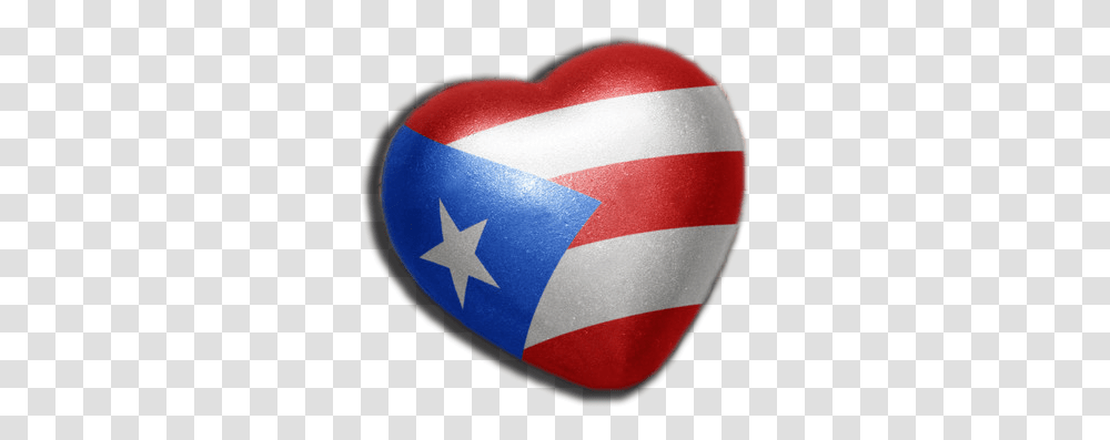To One Year Sisters Of Divine Providence Puerto Rico Flag Heart, Symbol, Star Symbol, Balloon Transparent Png