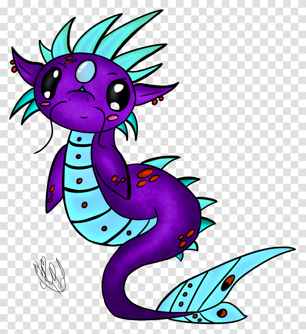 To Save Space I'm Only Keeping A Few The Cute Water Creatures Drawings Fictianal, Dragon, Animal, Sea Life, Graphics Transparent Png