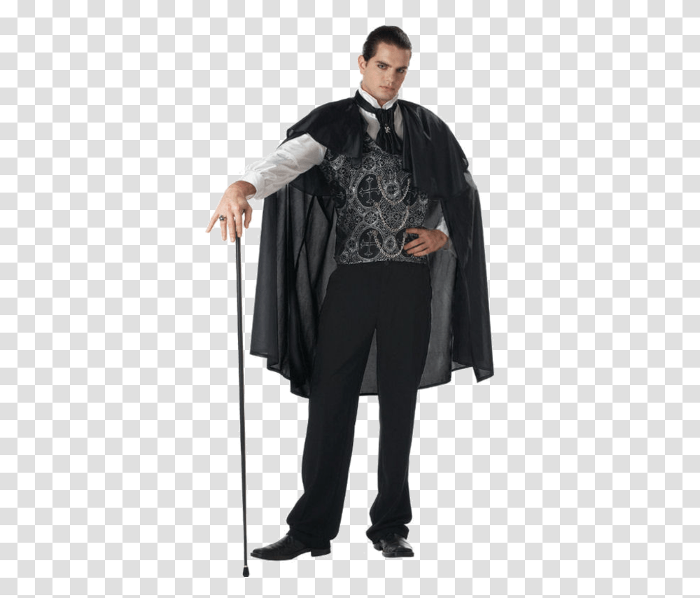 To See The Full Range Of Fancy Dress Outfits And Halloween Victorian Halloween Costume Men, Person, Fashion, Cloak Transparent Png
