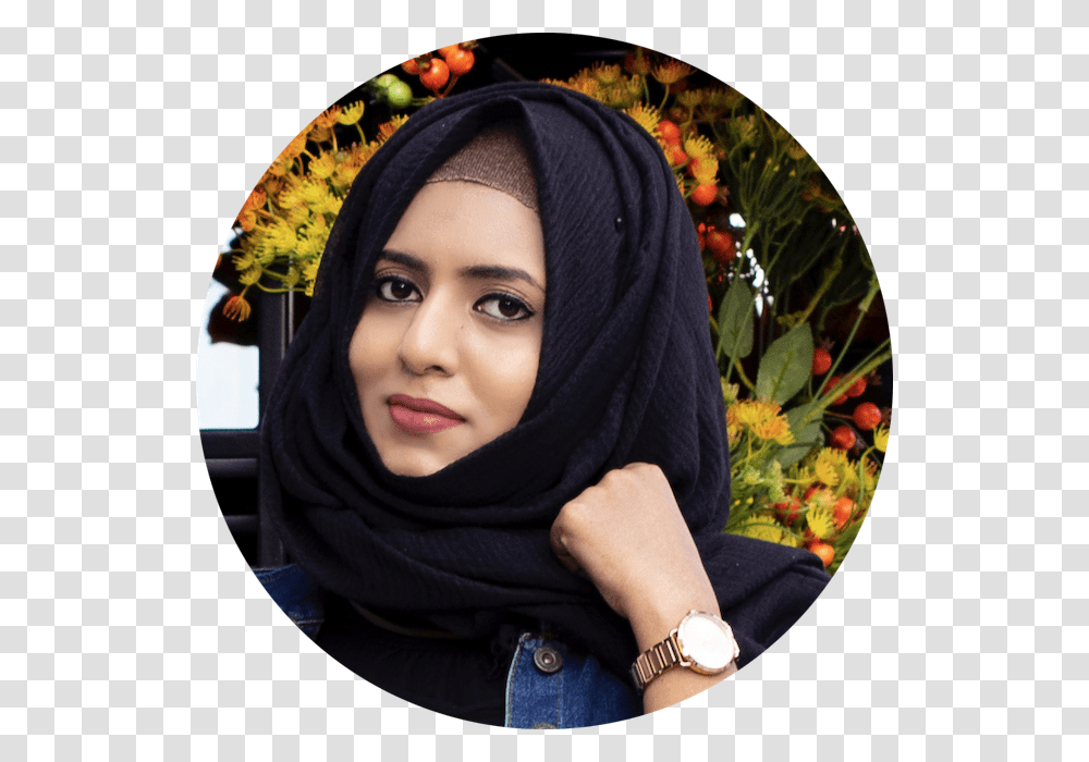 To Show Eyeliner, Person, Scarf, Wristwatch Transparent Png