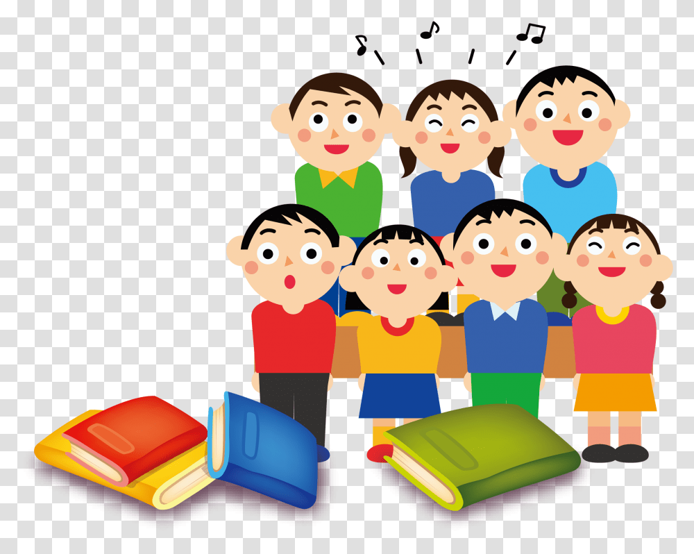 To Sing Clipart Children Singing In Group, Family, Drawing, Video Gaming Transparent Png