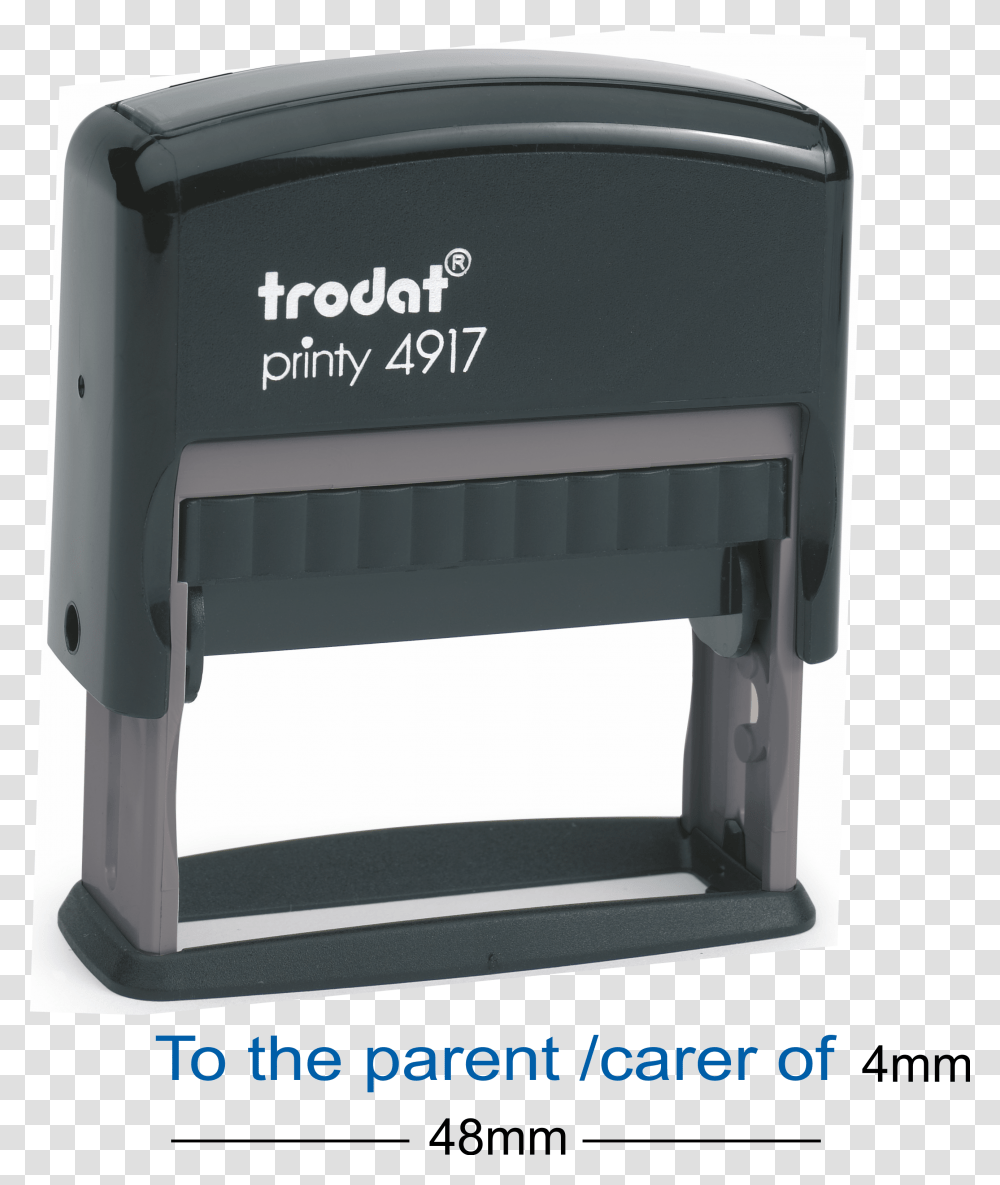 To The Parent Carer Trodat Printy Trodat Printy, Mailbox, Electronics, Appliance, Screen Transparent Png